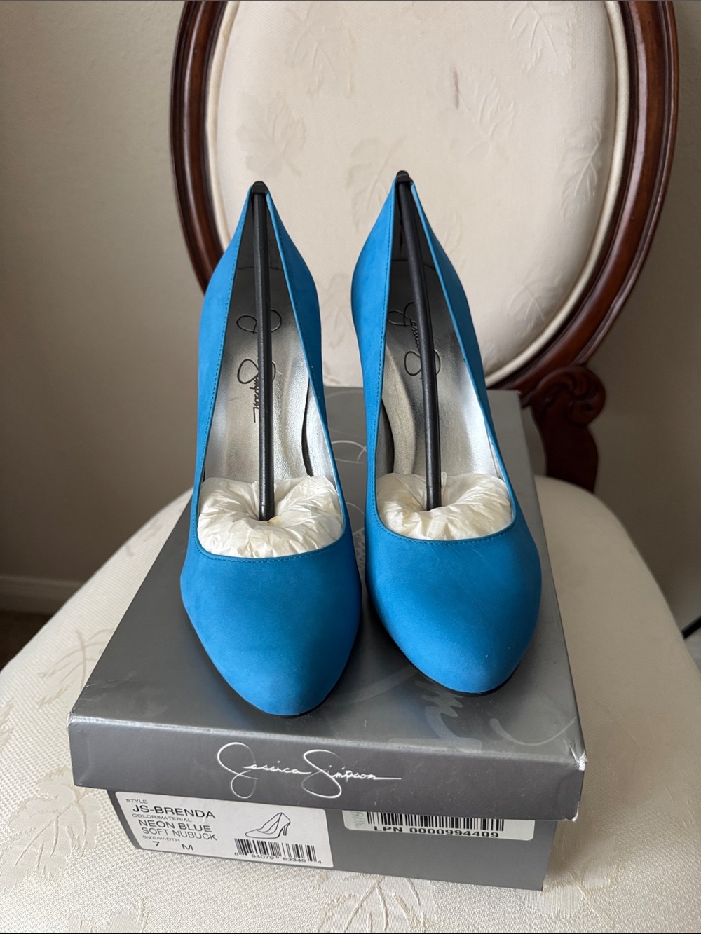 Jessica Simpson Electric Blue Pointed-Toe Pumps